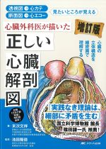 透視図→心カテ　断面図→心エコー　見たいところが見える心臓外科医が描いた正しい心臓解剖図　増訂版の書影